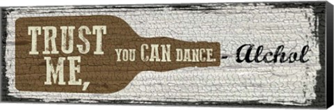 Framed Liquor Sign I Print