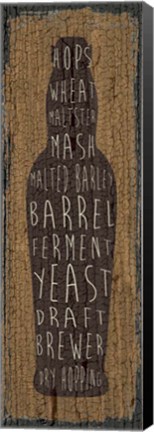 Framed Craft Beer Sign IV Print