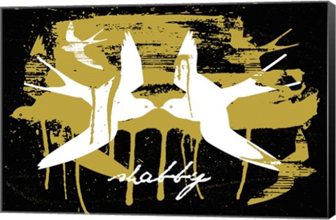 Framed Birds and Clouds Print