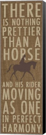 Framed Harmony Rider Print