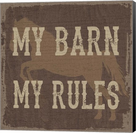 Framed My Barn Print