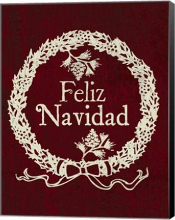 Framed Feliz 1 Print