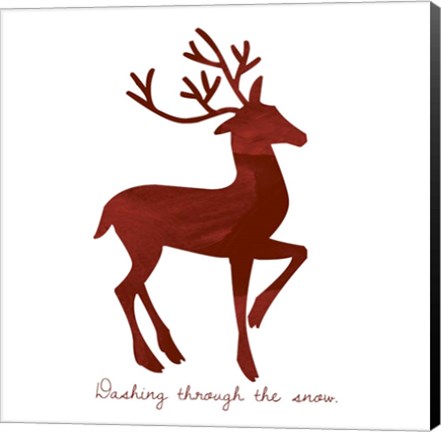 Framed Reindeer 1 Print