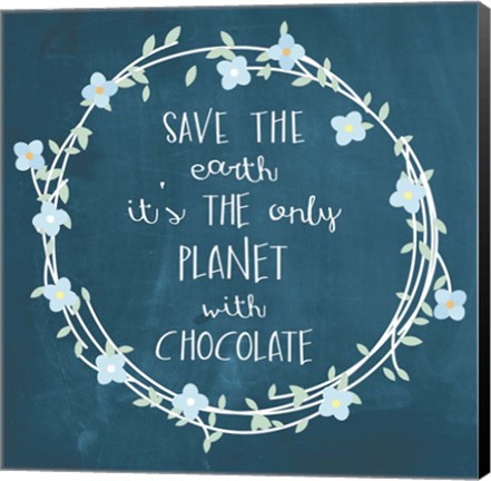 Framed Choclate Print