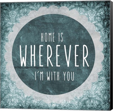 Framed Home Is Print