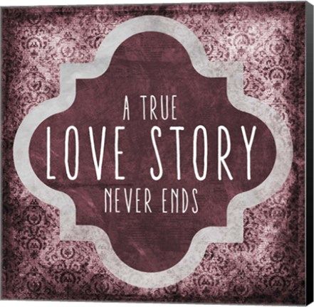 Framed Love Story Print