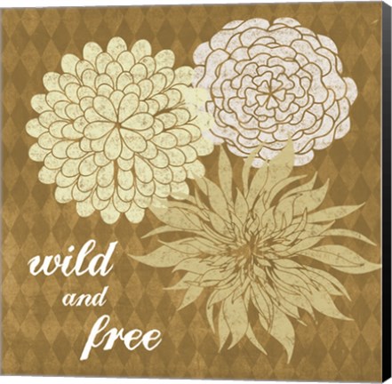 Framed Flowers 2 Print