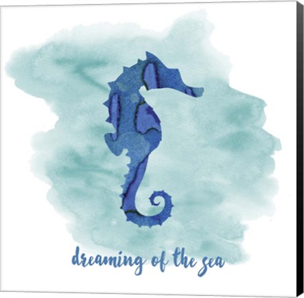 Framed Seahorse Print