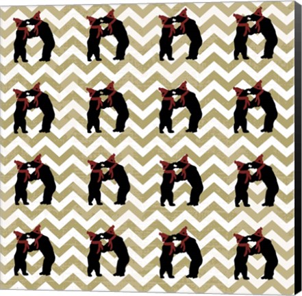 Framed Bear Wrap Print