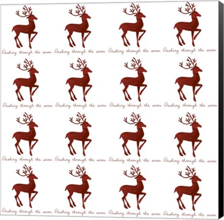 Framed Reindeer Wrap Print