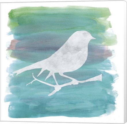 Framed Watercolor Bird 1 Print