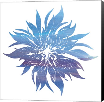 Framed Watercolor Flower 1 Print