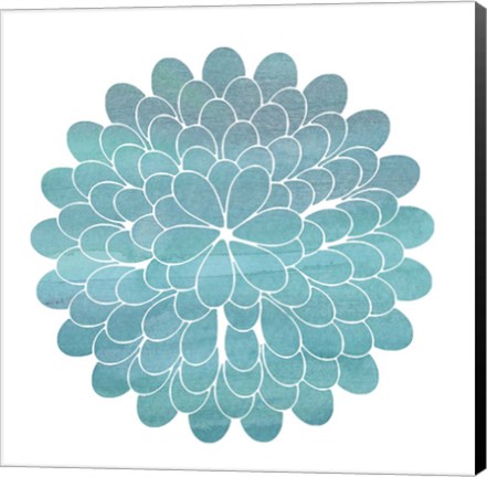 Framed Watercolor Flower 3 Print