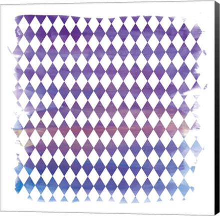 Framed Watercolor Pattern 1 Print