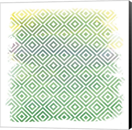 Framed Watercolor Pattern 3 Print