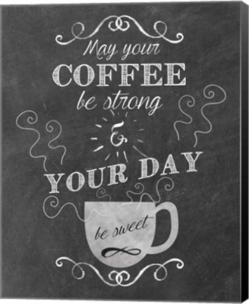 Framed Sweet Coffee Print