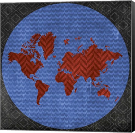 Framed World Print