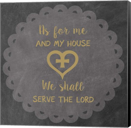 Framed Serve Print