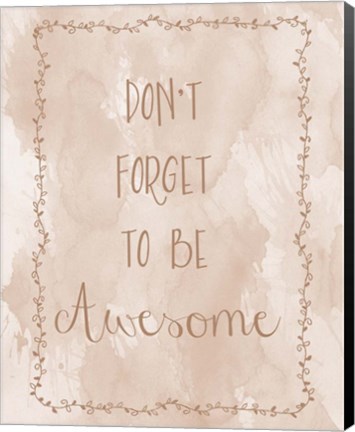 Framed Awesome Print