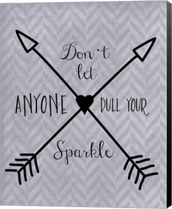 Framed Sparkle Print