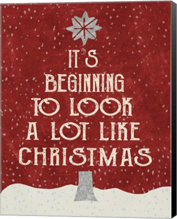 Framed Look Like Xmas Print