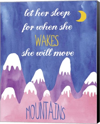 Framed WC Sleep Print