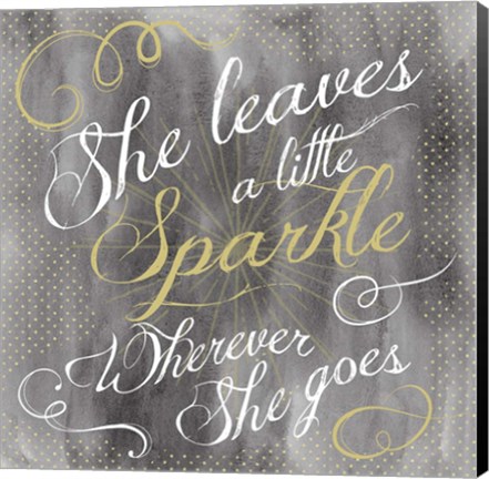 Framed Sparkle Print