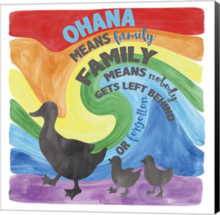 Framed Ohana Print