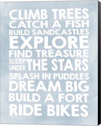 Framed Climb Trees Print
