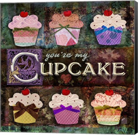 Framed Cupcake Print