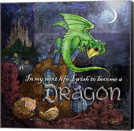 Framed Dragon Print