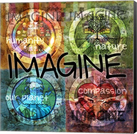 Framed Imagine Print