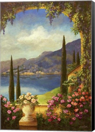 Framed Villa Rosa Print
