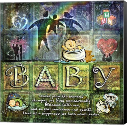 Framed Welcome Baby Print