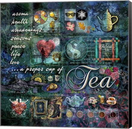 Framed Tea Print
