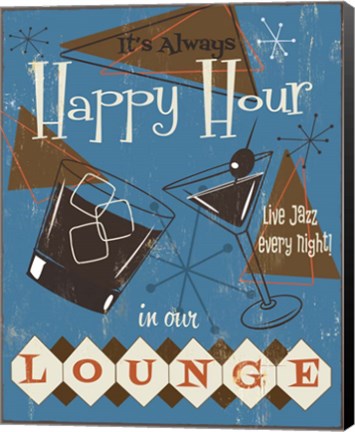 Framed Happy Hour Print