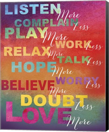 Framed Inspirations Print