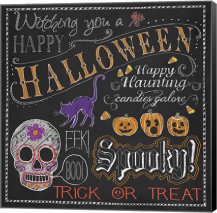 Framed Halloween Mix Print
