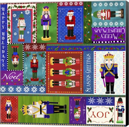 Framed Nutcracker Patt 1 Print
