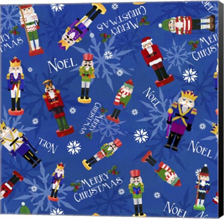 Framed Nutcracker Patt 2 Print