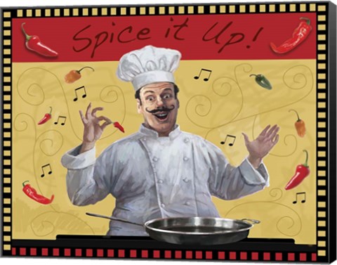 Framed Spice it up Master Print
