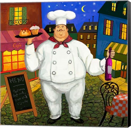 Framed Pastry Chef Master Print