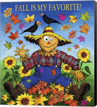 Framed Scarecrow Print