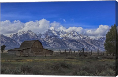 Framed Moulton Barn Print