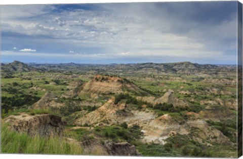 Framed Painted Canyon 1 Print