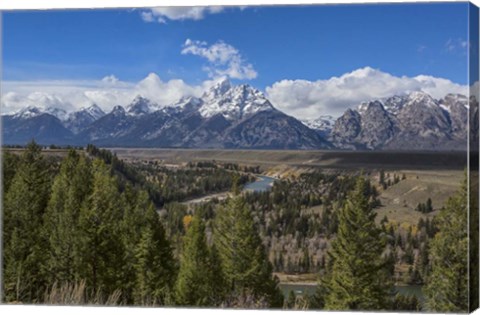 Framed Snake River Overlook Print
