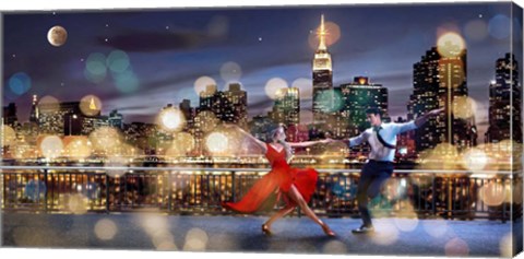 Framed Dancin&#39; in the Moonlight Print