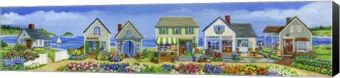 Framed Surfside Village Print