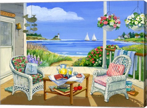 Framed Wicker Porch Print