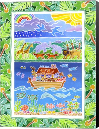 Framed Animals Of The World Print